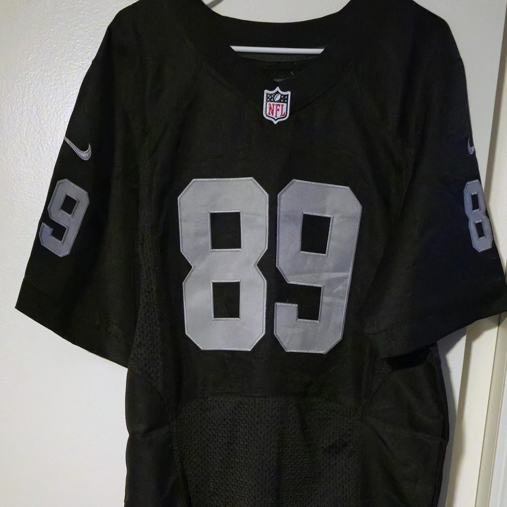 Nike Men's Black and Gray Los Angeles Raiders Amari Cooper Jersey excellent Cond